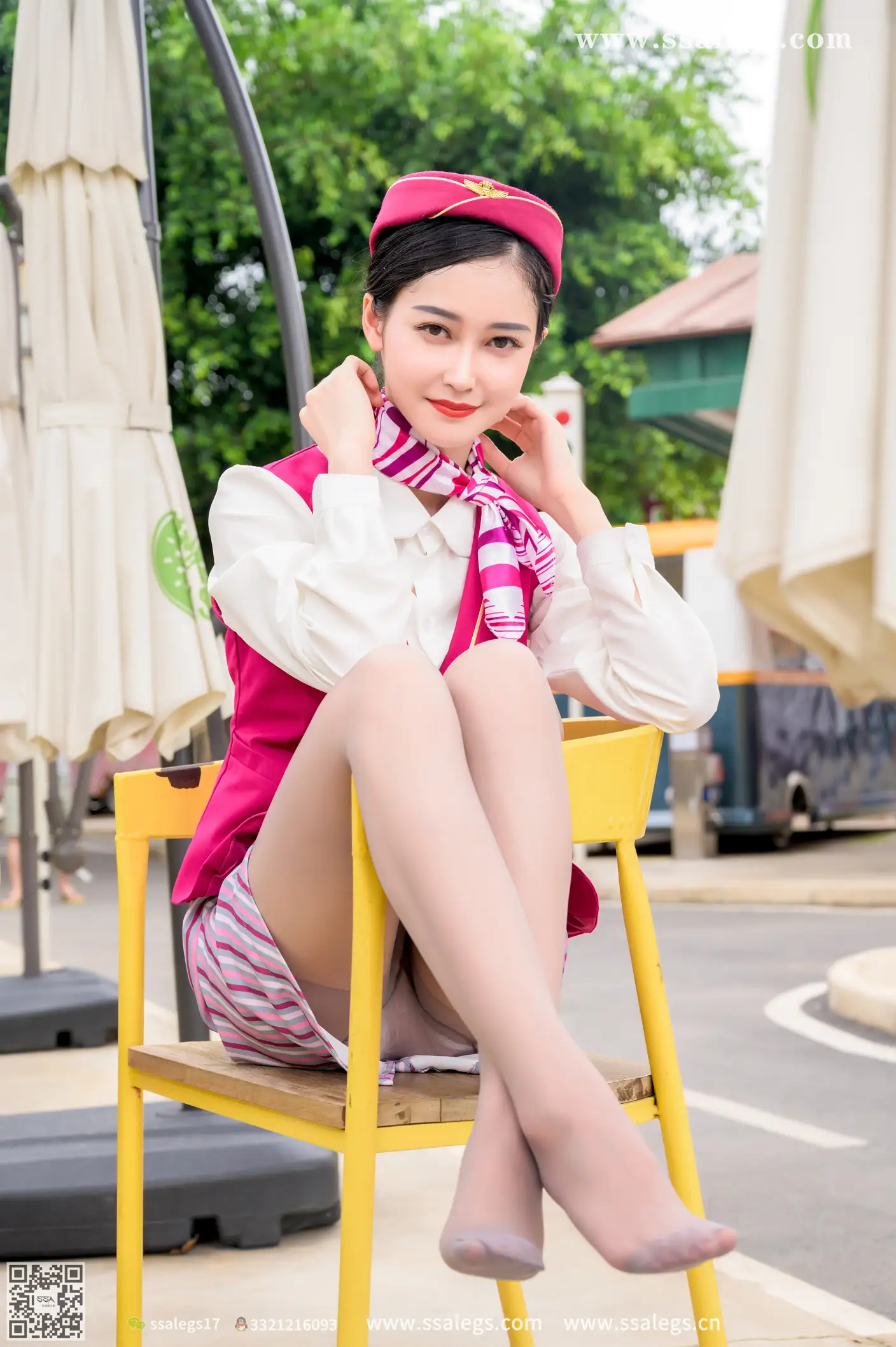 [Mzsock] NO.436 Her long dream of being a stewardess (Part 2) silk club#[127P]-55